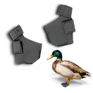 Small Waterfowl Pair (2.5" W x 2.5 L) / Gray Duck Shoes