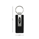 Au-Tomotive Gold Ford Black Leather Key Fob