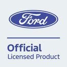 Au-Tomotive Gold Ford Black Leather Key Fob