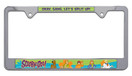 Scooby-Doo Gang Chrome Standard License Plate Frame