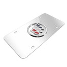 Au-Tomotive Gold Buick Tri-Color Fill Chrome Logo on Mirrored Plate
