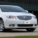 Au-Tomotive Gold Buick Tri-Color Fill Chrome Logo on Mirrored Plate