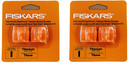 Fiskars 157400-1001 Titanium TripleTrack Cutting Replacement Blades- 2 Pack