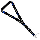 Au-TOMOTIVE GOLD Compatible with Mopar White/Blue Word Black Lanyard Neck Strap