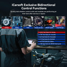 iCarsoft MT V6 Plus Motorcycle Diagnostic Tool for Harley/BMW/Kawasaki/Indian etc, 21 Brands, Motorbike Full System All Maintenance Reset, Actuation Test, Moto Code Reader+Car OBD2 Diagnostics 2 in 1