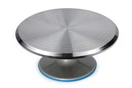 Ateco Revolving Cake Decorating Stand, 615 12" Round, Aluminum Base, White