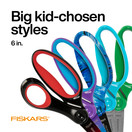 Fiskars Big Kids Scissors (6 in.) - Turquoise