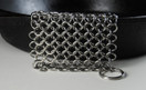 Knapp Made CM Scrubber - Stainless Steel Chain Mail Scrubber for Cast Iron Cookware