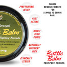 Demon Strength Pain Relief (1.9-Ounce) - Battle Balm | All-Natural and Organic Topical Analgesic for Arthritis, Muscle Soreness, Sprains, Strains and More