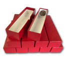 LOT OF 10 SINGLE ROW 2x2 STORAGE BOXES FOR COIN PLASTIC & PAPER CARDBOARD FLIPS
