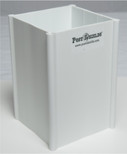 Post Shields (3.5" x 3.5" x 6" High White): Protects mailbox and fence posts from grass trimmer damage.