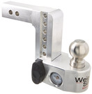 Weigh Safe WS6-2 Adjustable Ball Mount with 6" drop and 2" Shank