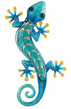 Regal Art & Gift Gecko Wall Decor, 18-Inch, Blue (10893)