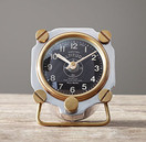 Pendulux Altimeter Table Clock - Pilot Desk Clock - Aluminum, Steampunk and Industrial Decor