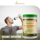Perfect Greens Formula, 30 scoops. BLENDS: Juice, Garden, Glucose, Fiber, Priobiotic, Digestive, Anti-Inflammatory, Antioxident, Detox & more