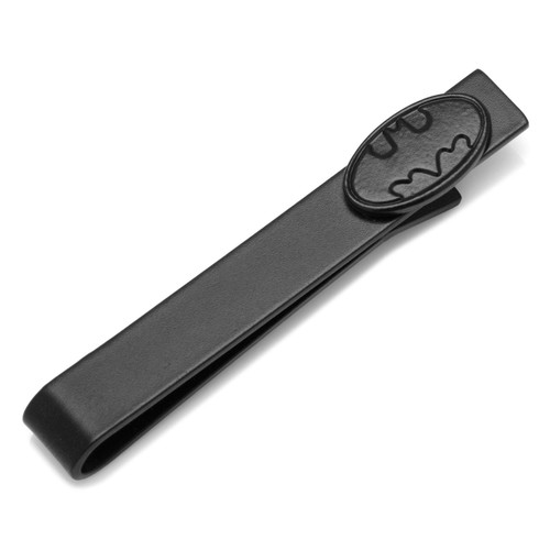 DC Comics Black Oval Batman Tie Bar, Officially Licensed