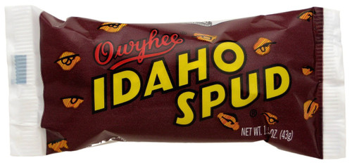 Box of Famous Idaho Spud Chocolate Candy Bars - Full Size Bar, Bulk, Specialty Candy Boxes, Soft Marshmallo Center Drenched with a Dark Chocolate Coating Sprinkled with Coconut