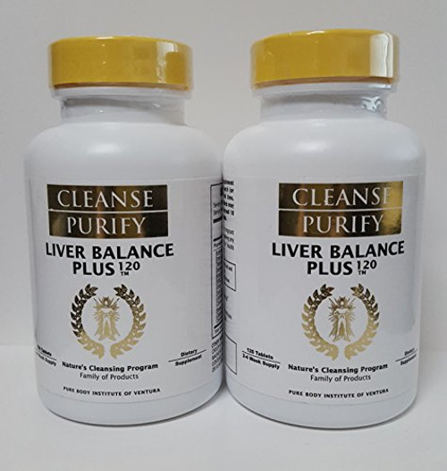 CLEANSE PURIFY LIVER BALANCE PLUS (240 Tablets) 4-8 Week Supply DIETARY SUPPLEMENT