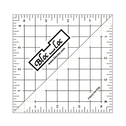 Bloc Loc Half Square Triangle Ruler 4.5 inch