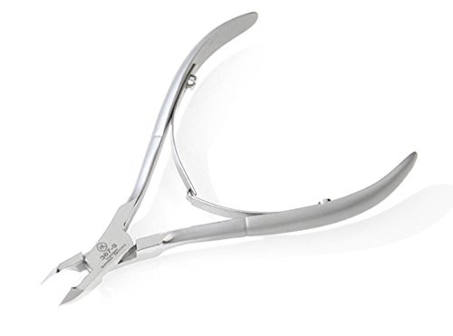 Double Spring Stainless Steel Cuticle Nippers, 5 mm Jaw. Made by Hans Kniebes in Solingen, Germany