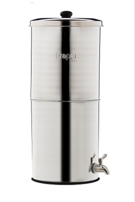 ProPur ProPur King Stainless Steel Water Purification + 2 of the New ProOne G 2.0 Filter Elements with Fluoride Removal