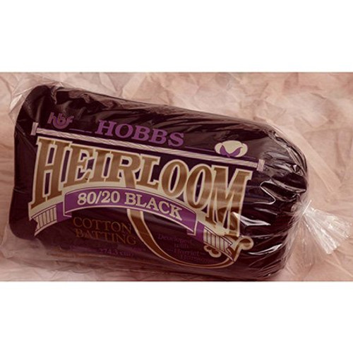 Hobbs Black Heirloom 80/20 Batting King Size Hobbs