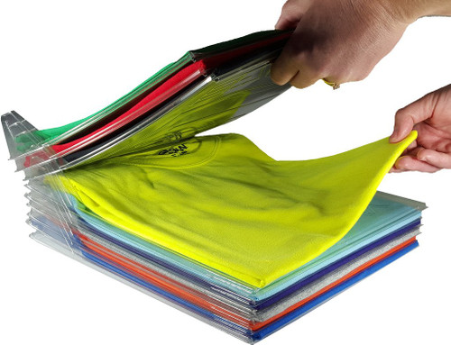 EZSTAX EZSTAX Closet Organizer and Shirt Folder | Regular Size, 20-Pack
