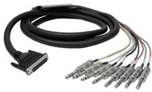 Dale Pro Audio Hosa DTP802 Snake Cable DB25 To 8 x TRS 6.6Ft DB25 to TRS Snake