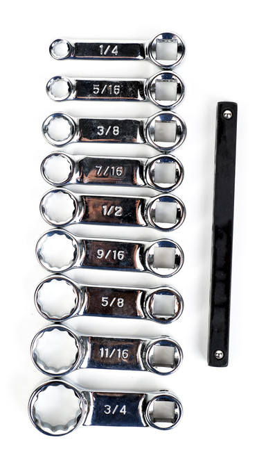 T&E Tools T&E Tools 93227 Drive SAE Torque Adapter Set - Wrenches, 9 Piece