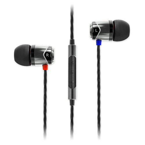 SoundMAGIC SoundMAGIC E10C Noise Isolating In-Ear Headphones with Microphone and Remote For All Smartphones (Apple, Android, Windows, Samsung, HTC, etc) (Gunmetal)