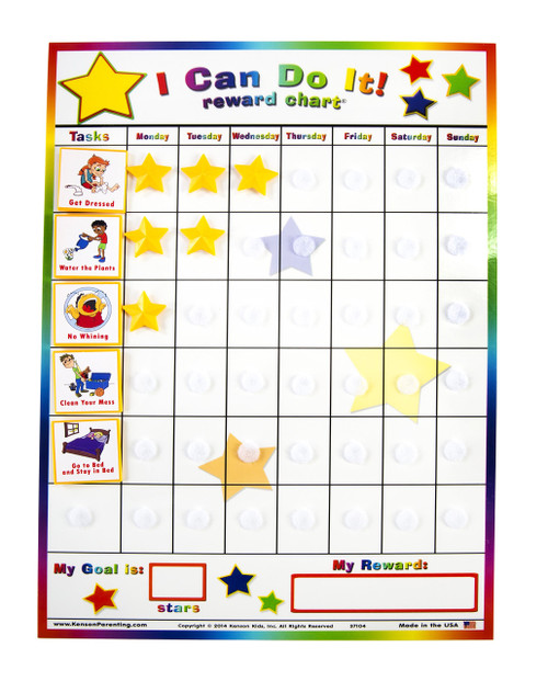 Kenson Kids Kenson Kids "I Can Do It" Reward and Responsibility Chart, 11 X 15.5-Inch