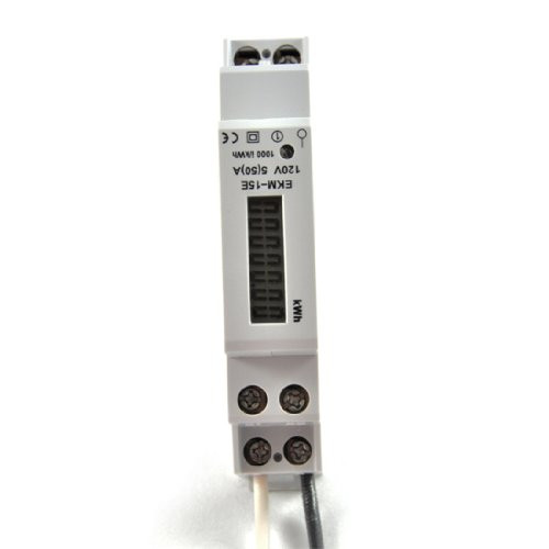 EKM Metering Inc EKM Metering kWh Electric Meter: 120 Volt, 2-Wire, External 14mm, 50 Amp