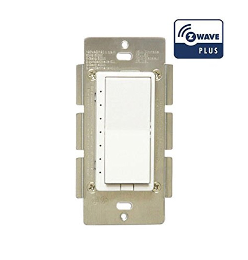 ZWP ZWP Z-Wave Plus In Wall Smart Light Dimmer Switch with Instant Status Repeater - Works with Amazon Alexa
