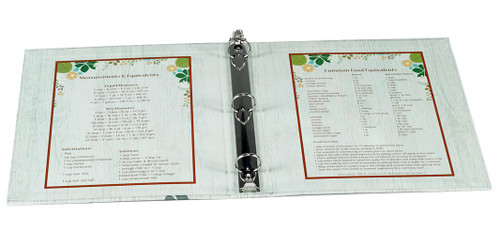 MeadowSweet Kitchens Meadowsweet Kitchens Create Your Own (Fabric Covered) Collected Recipes Cookbook, Vintage Flowers design