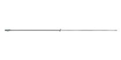 HUSTLER IC56 102" STAINLESS STEEL CB RADIO WHIP ANTENNA WITH WELDED STUD AND STATIC BALL
