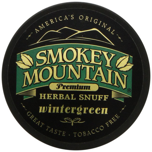 Smokey Mountain Snuff 10 Can Box (Wintergreen)