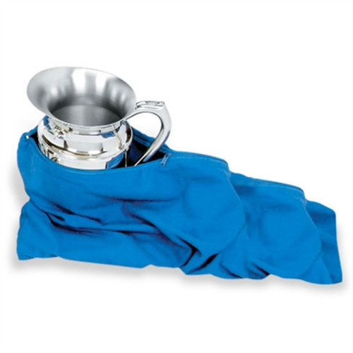 W.J. HAGERTY & SONS, Ltd. Inc. 18 X 18 Zippered Silver Cloth Bag