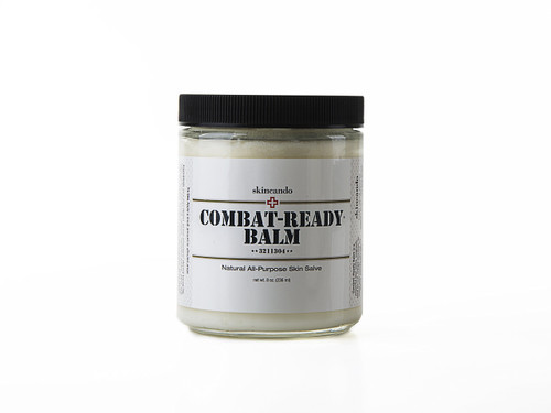 Skincando Combat Ready Skin Balm 8oz by Skincando - All Natural - Intensive Moisturizer - Skin Cream - Organic ingredients - Apricot Kernel Oil - Grapefruit Seed Extract - Black Spruce - Black tea Moisturizer
