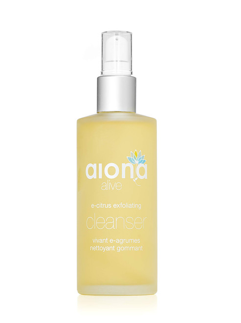 Aiona Alive E-Citrus Exfoliating Cleanser, Anti-Bacterial, Anti Acne Vitamin Face Wash and MakeUp Remover Cleanser, 100% Natural Pore Cleanser For Men & Women, 6oz/180ml