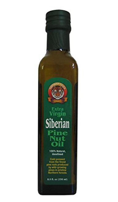 Extra Virgin Siberian Pine Nut Oil, 8.5 oz. Bottle