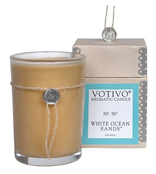 Votivo Aromatic Candle White Ocean Sands