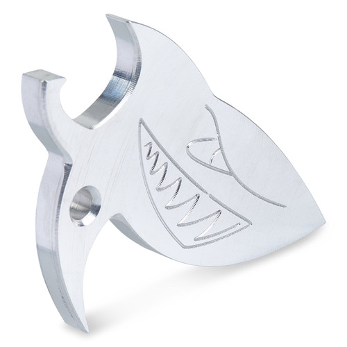 BeerShark Beer Tool  Metal Beer Tab Puller and Can Piercer For Perfect Shotgunning Holes  Keychain Bottle Opener With Cool Shark Design  Ideal Gag For Beer Drinkers and College Students