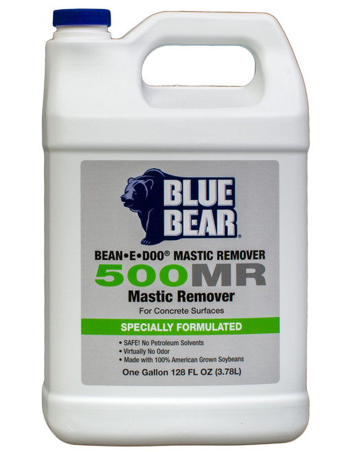 BLUE BEAR 500MR Mastic Remover For Concrete Surfaces Gallon