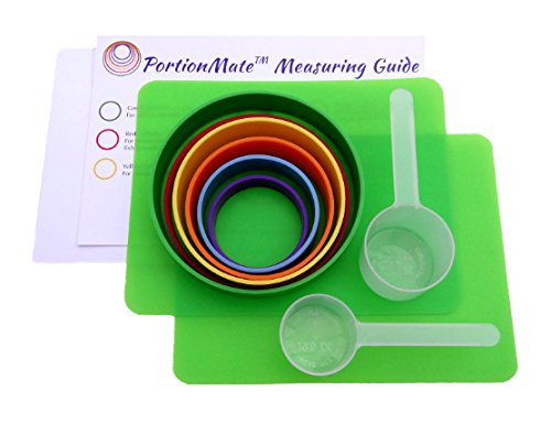 PortionMate Bariatric Surgery Care Eating Guide and Food Rings