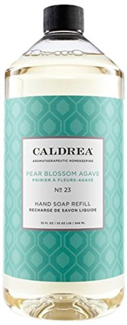 Caldrea Hand Soap Refill, Pear Blossom Agave, 32 Fluid Ounce