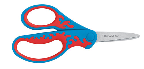 Fiskars 5" Kid Scissors Left-Handed Pointed-Tip, Assorted color (2 Pack)
