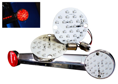 OZ-USA REAR Red LED Bulb 1156 Harley Touring Rear Turn Signal Road King Glide Electra Ultra 1156