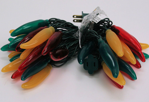 Chili Pepper Lights - Fiesta Lights - Red/Green/Yellow Set of 35
