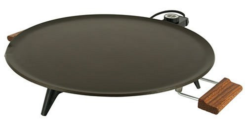 Bethany Griddle Heritage 1450 W 16 In. Dia. Silverstone Non-Stick, Wood Handles