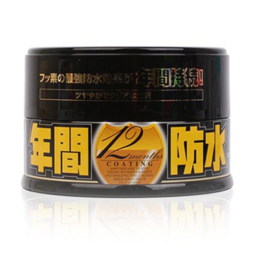 Soft99 Fusso 12 months Auto Care Waterproof Wash Coat Detailing Wax Dark Color